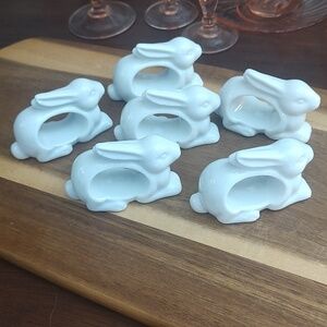 Easter Bunny Elegant Table Napkin Ring Holder Quite Luxury